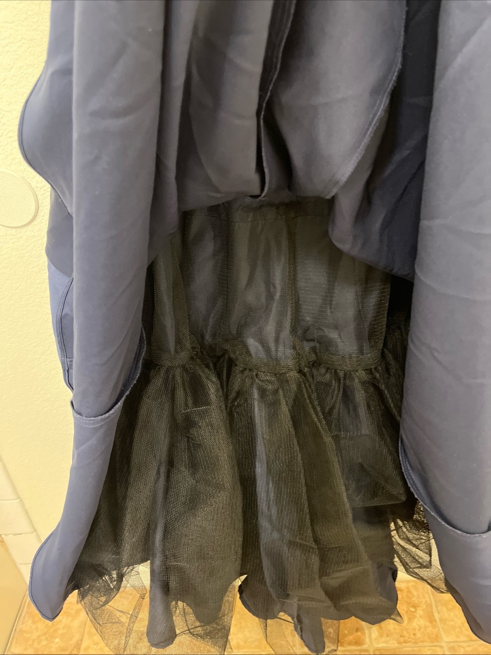 TRULY Zac Posen Satin Mermaid Pleats Bustier Dress In Blue Size 2 Formal Evening - Picture 8 of 11